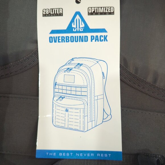 UTG Overbound Pack - Gun Metal - New With Tags! TACTICAL with tons of storage - Picture 12 of 16